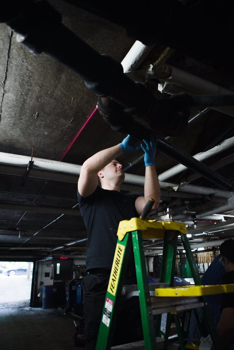 Commercial plumbing pipes